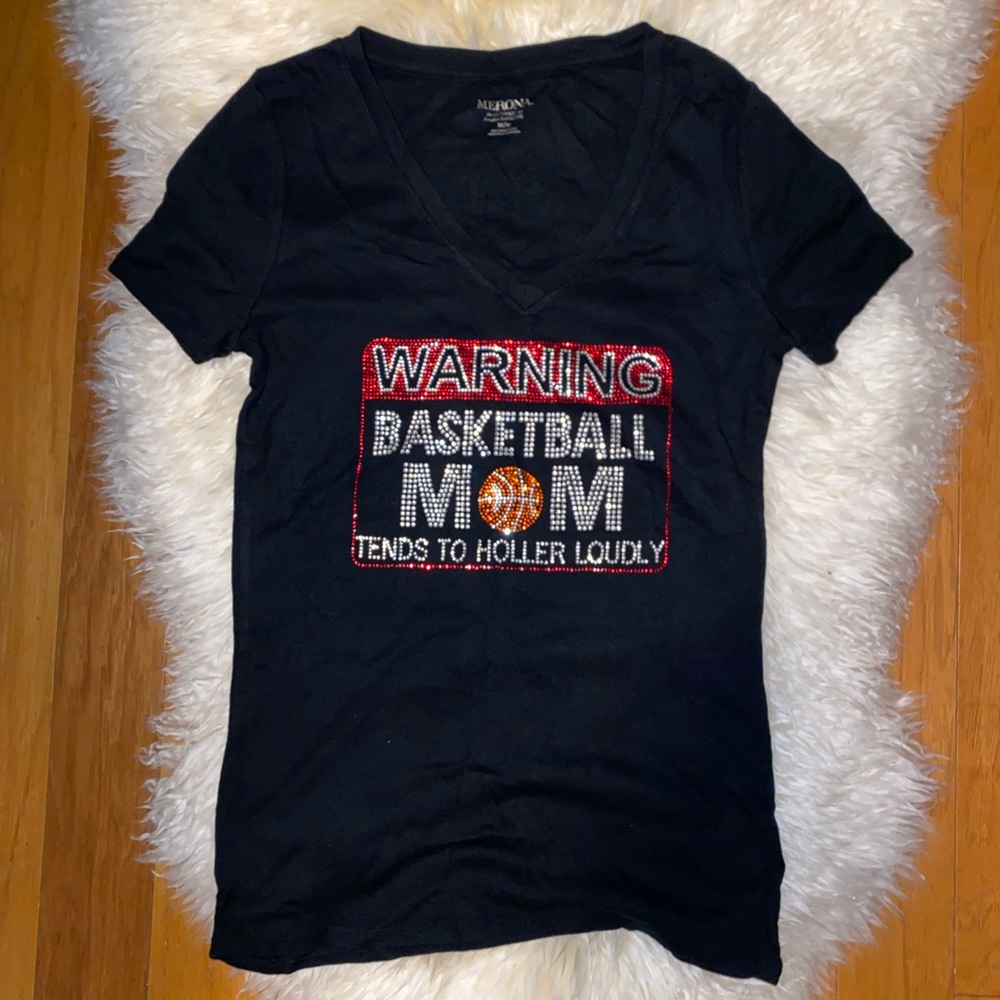 Black Blinging Tee